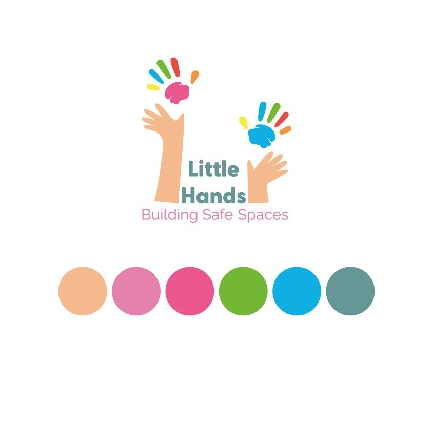 לוגו Little Hands ופלטת הצבעים שלו
